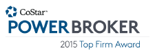 CoStar Power Broker Top Firm 2015